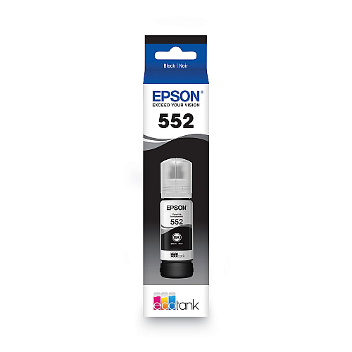 Epson T552020S (T552) Claria High-Yield Ink, 70 mL, Black