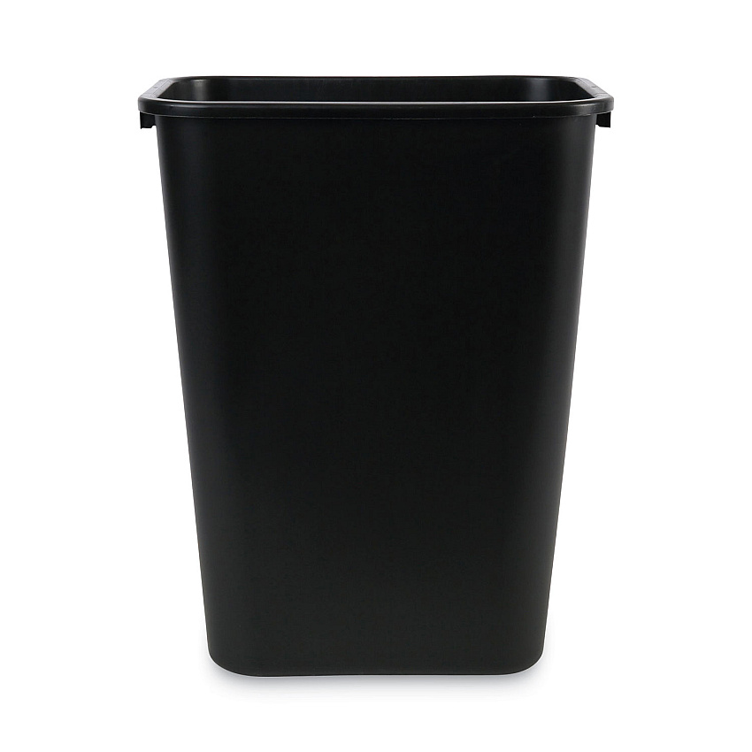 Boardwalk&reg; Soft-Sided Wastebasket, 41 qt, Plastic, Black (BWK41QTWBBLA)