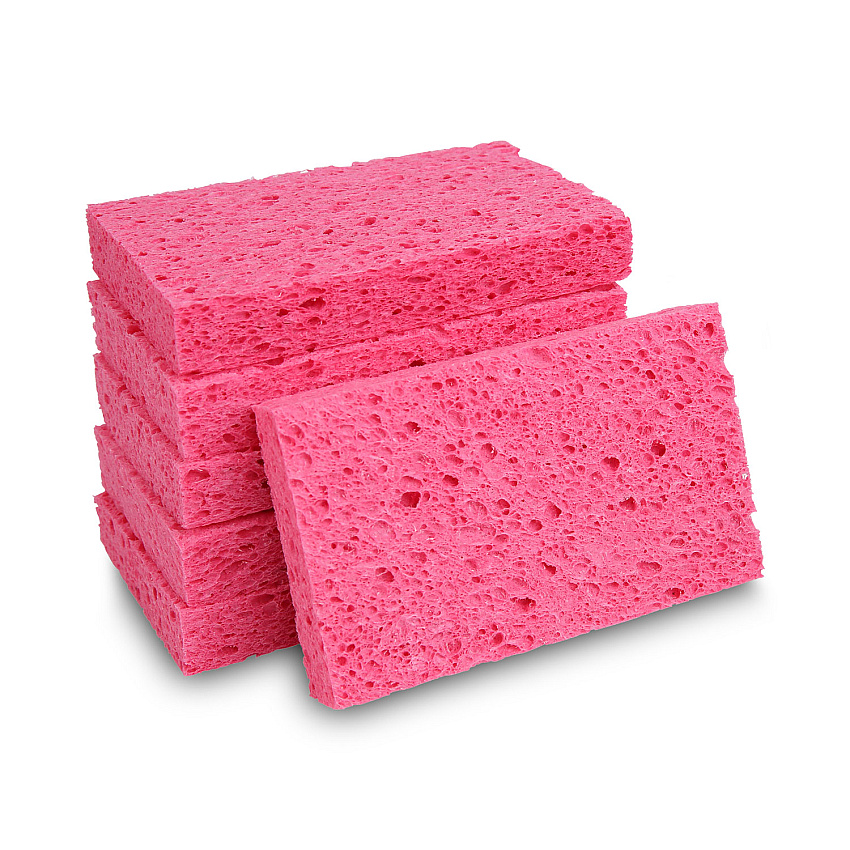 Boardwalk&reg; Small Pink Cellulose Sponges, Pink, 48 Sponges (BWKCS1A)