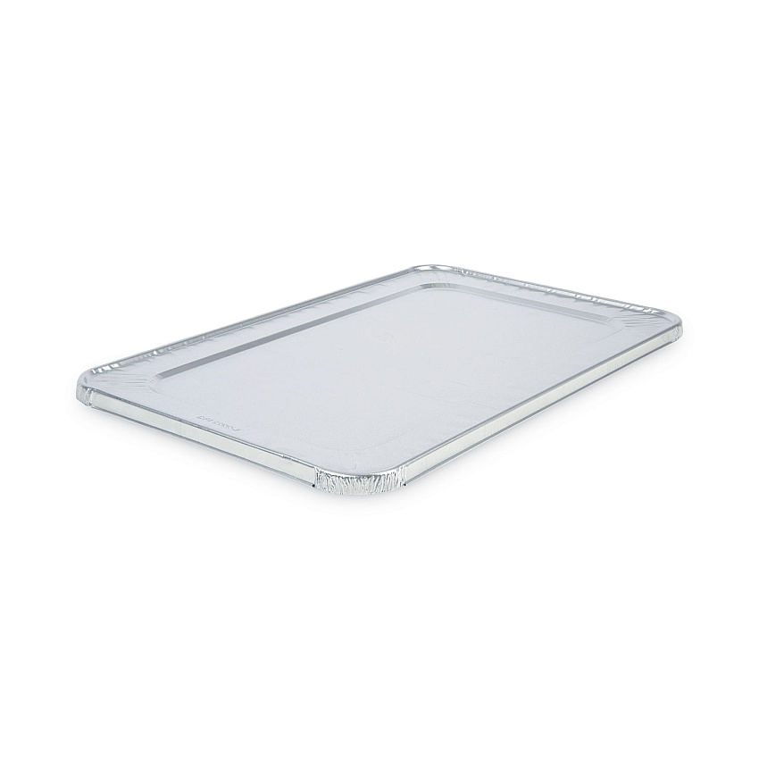 Boardwalk&reg; Steam Table Pan Lid For Deep Pans, Aluminum, 50/Carton (BWKLIDSTEAMFL)