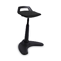 Alera AdaptivErgo Sit to Stand Perch Stool, Supports Up to 250 lb, Black (ALEAE35PSBK)