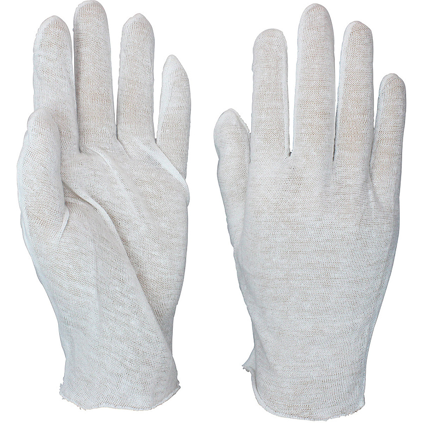 Safety Zone 100% Lisle Cotton Inspection Gloves, Women’s One Size, Medium Weight, Soft, Breathable Fit For Precision Tasks And Cleanroom Use, Natural White, 12 Pairs Per Bag, 100 Bags Per Case (GILW-WN-1P)