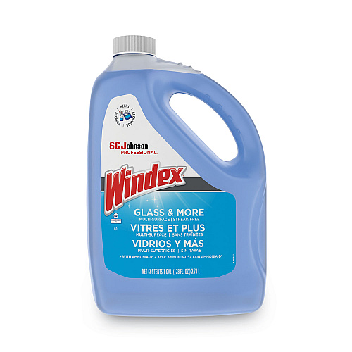 Windex&reg; Glass Cleaner with Ammonia-D, Unscented, 1 Gallon Bottle (696503EA)