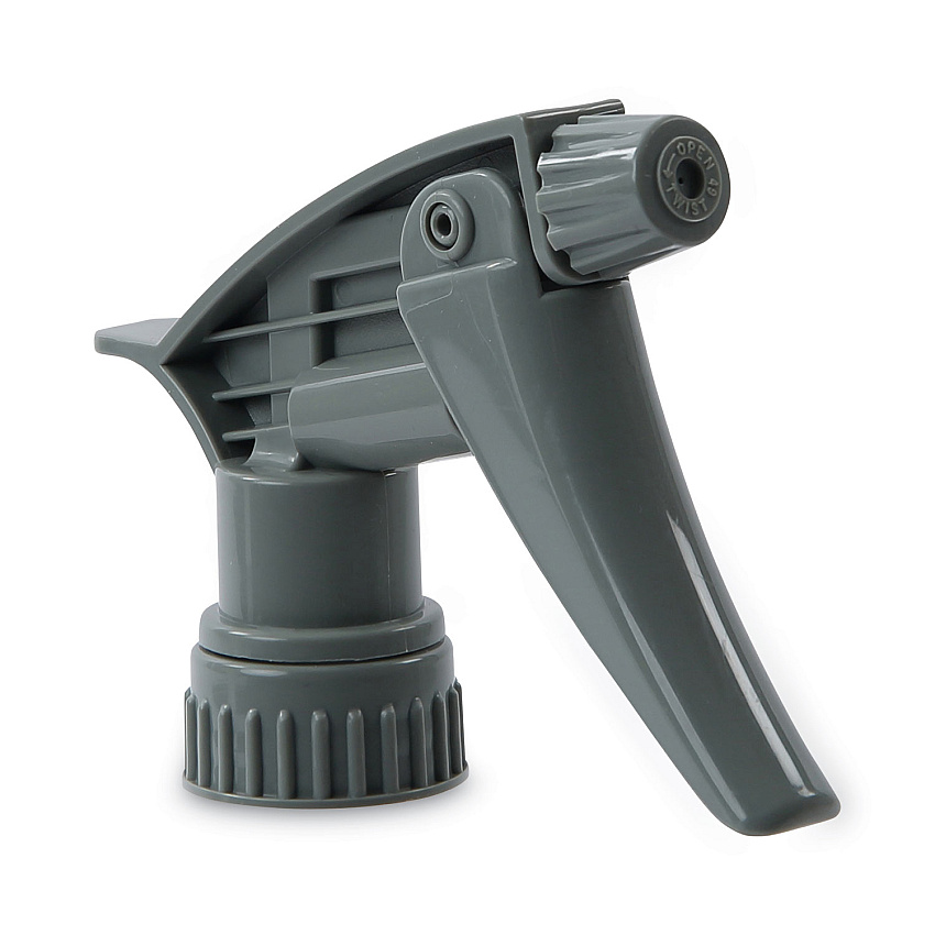 Boardwalk&reg; Chemical-Resistant Trigger Sprayer 320CR, Gray, 24 Sprayers (BWK72109)