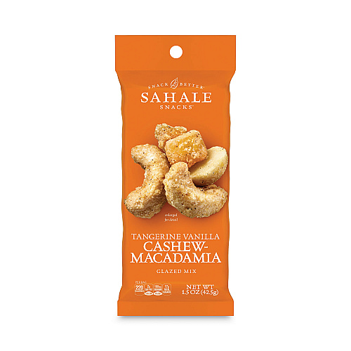 Sahale Snacks Glazed Mixes, Tangerine Vanilla, 1.5 oz Pouch, 18/Carton (900015)