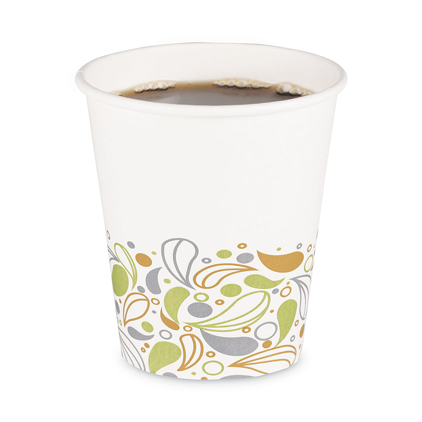 Boardwalk&reg; Deerfield Printed 10 oz Paper Hot Cups, 1000 Cups (BWKDEER10HCUP)