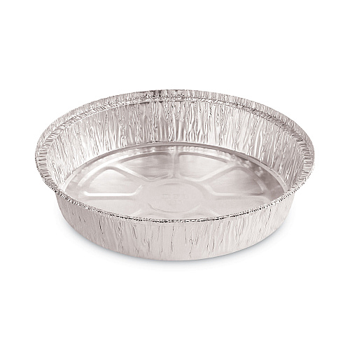 Boardwalk&reg; Round Aluminum To-Go Containers, 500/Carton (BWKROUND9)