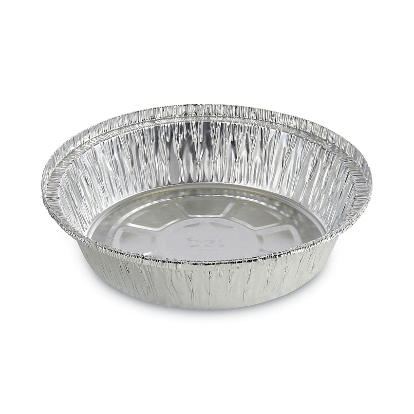 Boardwalk&reg; Aluminum Round Container, 7 in, 500/Carton (BWKROUND7)