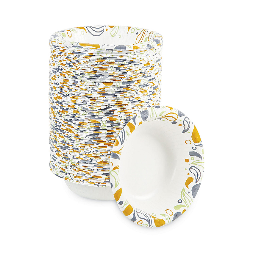 Boardwalk&reg; Deerfield Printed 12 oz. Paper Bowl, 1,000 Bowls (BWKDEER12BOWL)