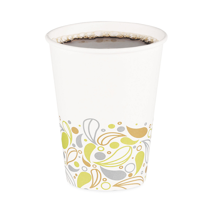 Boardwalk&reg; Deerfield Printed 12 oz Paper Hot Cups, 1000 Cups (BWKDEER12HCUP)