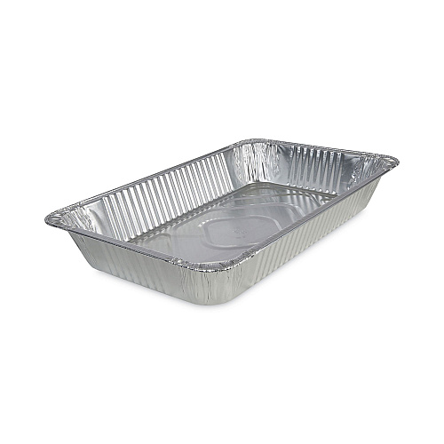 Boardwalk&reg; Full Size Steam Table Pan, Deep, Aluminum, 50 per Ctn (BWKSTEAMFLDP)