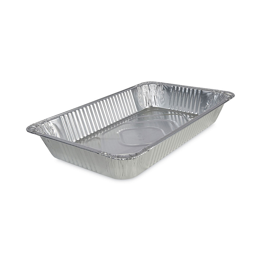 Boardwalk&reg; Full Size Steam Table Pan, Deep, Aluminum, 50 per Ctn (BWKSTEAMFLDP)