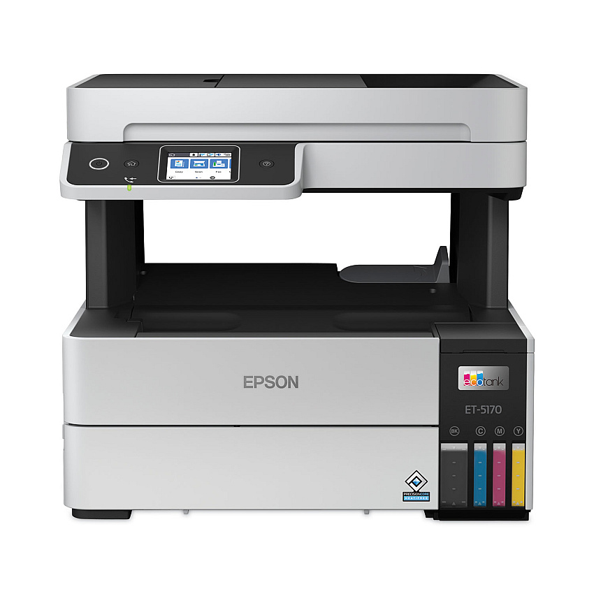 Epson EcoTank Pro ET-5170 All-in-One Supertank Printer, Copy/Fax/Print/Scan (C11CJ88201)