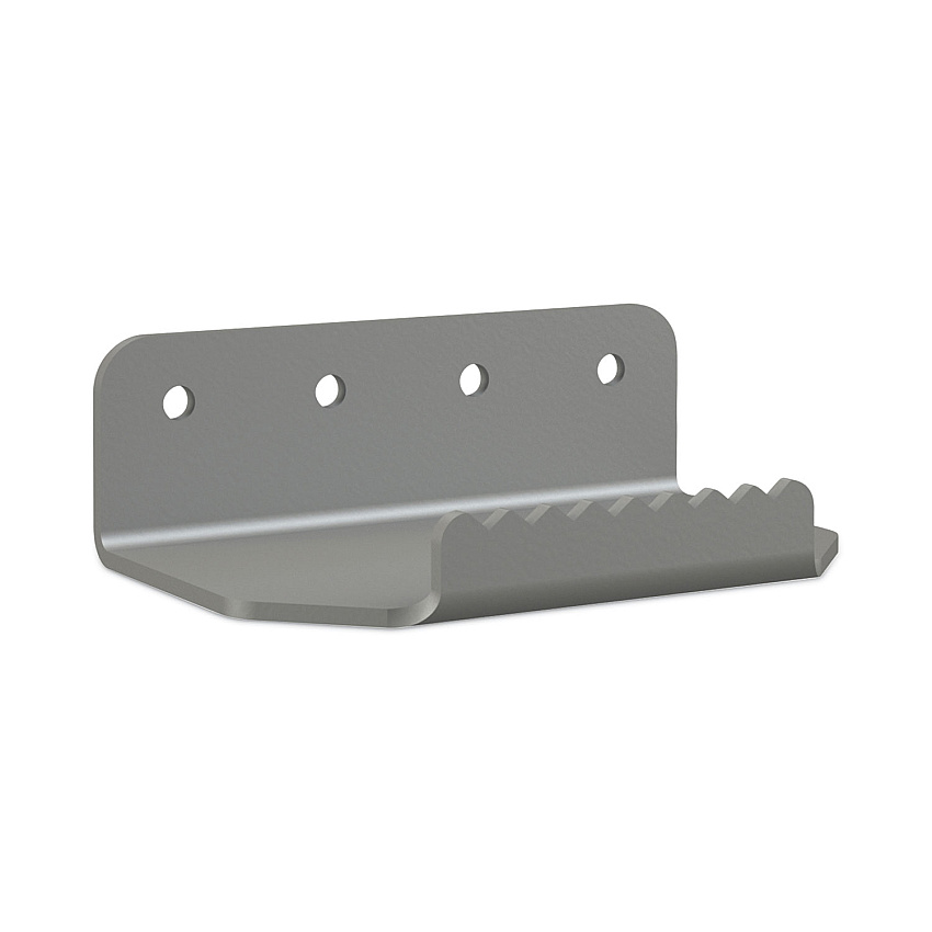 HON Hands-Free No-Touch Door Foot-Pull, 5 x 3.75 x 1.5, Titanium, 15/Pack (FTPULL15P8V)