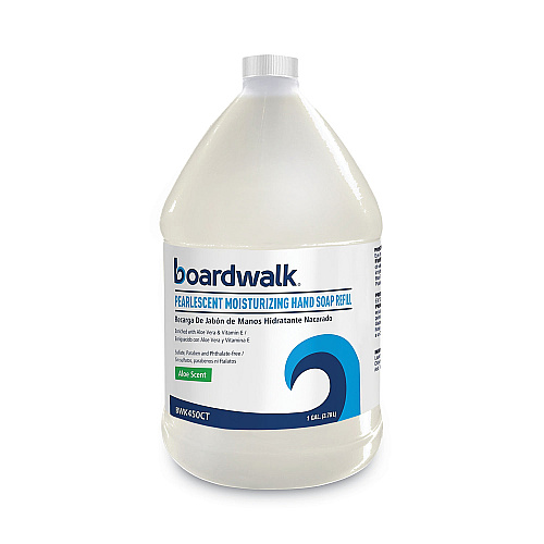 Boardwalk&reg; Pearlescent Moisturizing Liquid Hand Soap Refill, Aloe Scent, 1 gal Bottle, (BWK450EA)