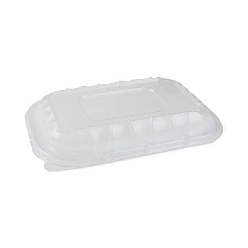 Pactiv EarthChoice Entree2Go Takeout Container Vented Lid, 8.67 x 5.75 x 0.98, Clear, Plastic, 300/Carton (YCNV9X6PPDL)
