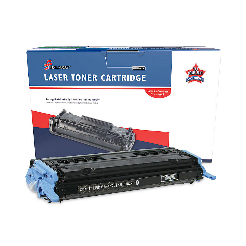AbilityOne 7510016962218 Remanufactured Q6000A (124A) Toner, 2,500 Page-Yield, Black