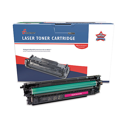 AbilityOne 7510016961575 Remanufactured CF453A (655A) Toner, 10,500 Page-Yield, Magenta