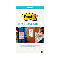 Post-it Dry Erase Sheets, 7 x 11.3, White Surface, 3/Pack (DEFSHEETS3PK)