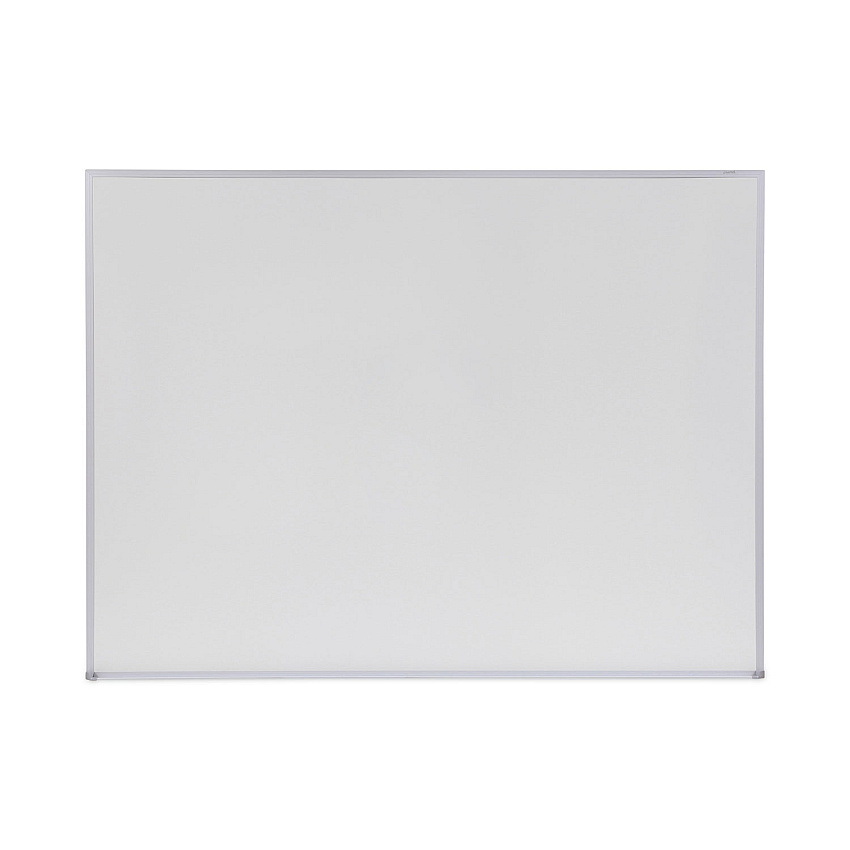 Universal Melamine Dry Erase Board with Aluminum Frame, 48 x 36, White Surface, Anodized Aluminum Frame (UNV43624)