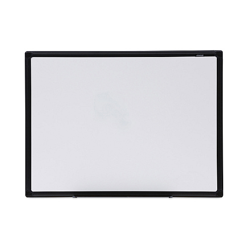 Universal Design Series Deluxe Dry Erase Board, 24 x 18, White Surface, Black Anodized Aluminum Frame (UNV43630)