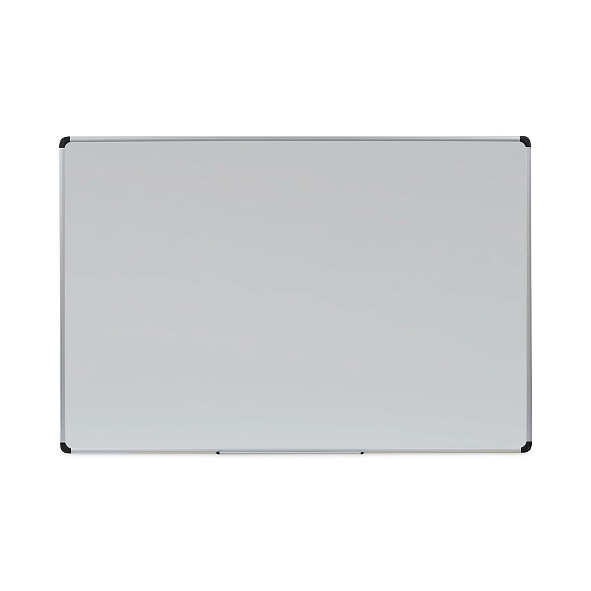 Universal Magnetic Steel Dry Erase Marker Board, 72 x 48, White Surface, Aluminum/Plastic Frame (UNV43735)