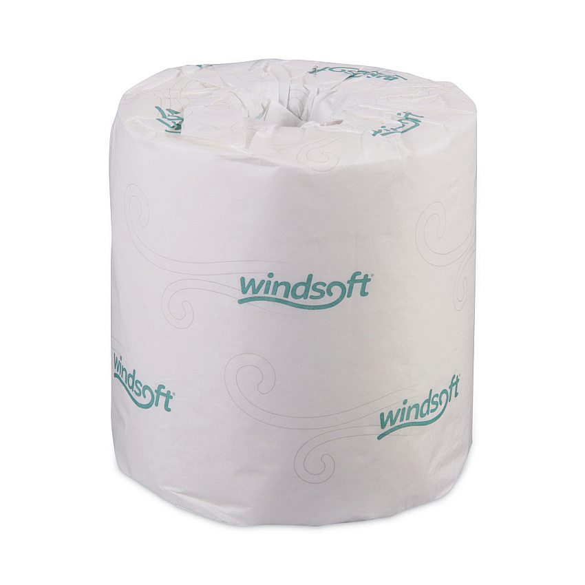 Windsoft&reg; Standard Toilet Paper, 2-Ply, 500 Sheets, 96 Rolls (WIN2240B)
