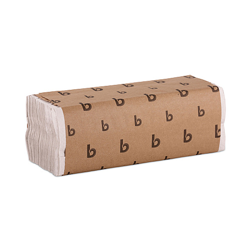 Boardwalk&reg; C-Fold Paper Towels, 1-Ply, White, 2400 Towels (BWK6220)