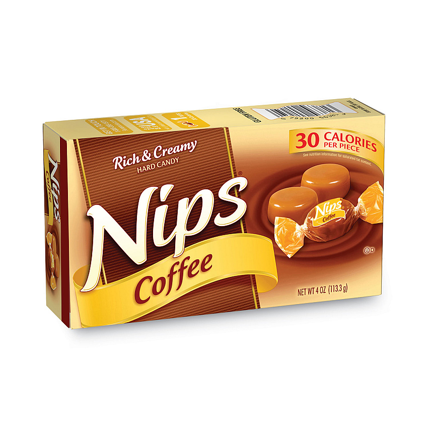 Nestle Nips Hard Candy, Coffee, 4 oz Pack, 12 Packs, Delivered in 1-4 Business Days (20900474)