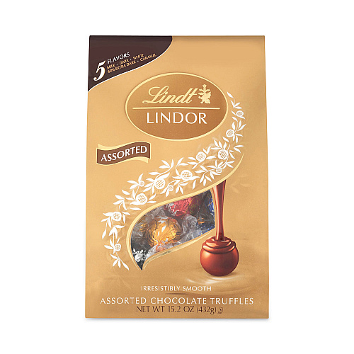 Lindt Lindor Assorted Truffles Platinum Bag, 15 oz, 36 Pieces (30101027)