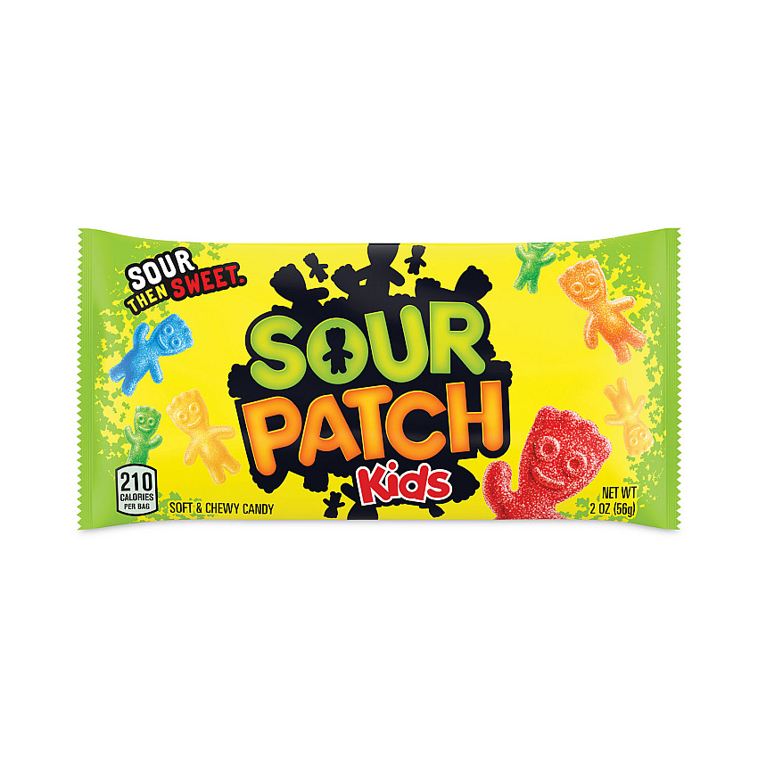 Sour Patch Kids Chewy Candy, Assorted, 2 oz Bags, 24/Pack (30400006)