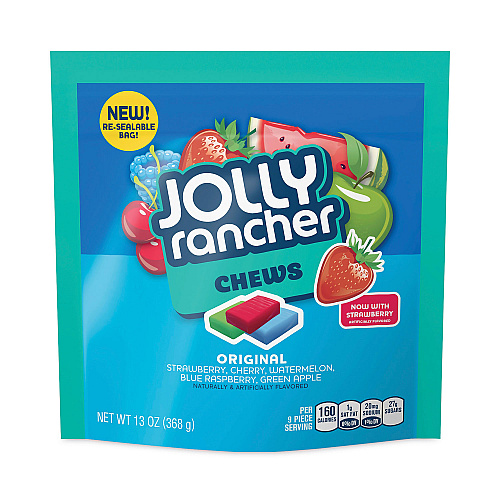 candyページ Jolly Rancher Chews Candy, Assorted Flavors, 13 oz Pouches, 4