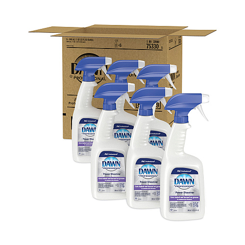 Dawn Liquid Ready-To-Use Grease Fighting Power Dissolver Spray, 32 oz Trigger On Spray Bottle, 6/Carton (75330)