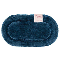 Elegance Oval Bath Rug - 20x24 - Blue - Case Of 8 (ELEOV-2024-BL)