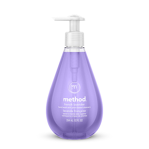 Method&reg; Gel Hand Wash, French Lavender, 12 oz Pump Bottle, 6 Bottles (00031CT)