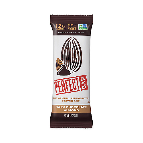 Perfect Bar Refrigerated Protein Bar, Dark Chocolate Almond, 2.2 oz Bar, 16/Carton (30700246)