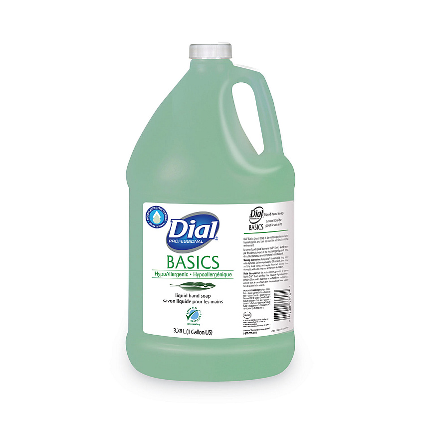 Dial Basics MP Free Liquid Hand Soap Refill, Honeysuckle Scent, 3.78 L (33809EA)