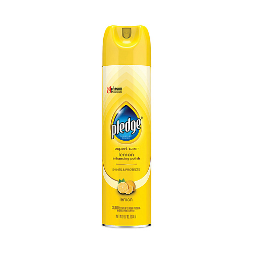 Pledge Furniture Polish, Lemon, 9.7 oz Aerosol Spray (336298EA)