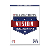 Recycled Copy Paper, 92 Bright, 20 Lb Bond Weight, 8.5 X 11, White, 500 Sheets/ream, 10 Reams/carton