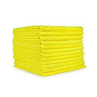Smart Choice Microfiber Cloths 16x16 49gm Yellow, Case Of 180 (M915100Y)
