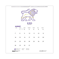 House of Doolittle Recycled Academic Zodiac Wall Calendar, 11 x 14, Multicolor Sheets, 12-Month (Aug to July): 2025 to 2026 (3185)