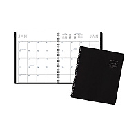 AT-A-GLANCE Contemporary Lite Monthly Planner, 11 x 9, Black Cover, 12-Month (Jan to Dec): 2026 (7026XL05)