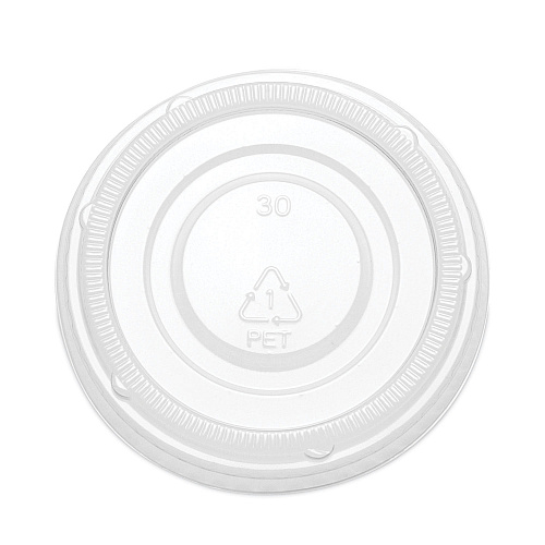 SupplyCaddy Portion Cup Lids, Fits 2 oz Portion Cups, Clear, 2,500/Carton (005L2C)