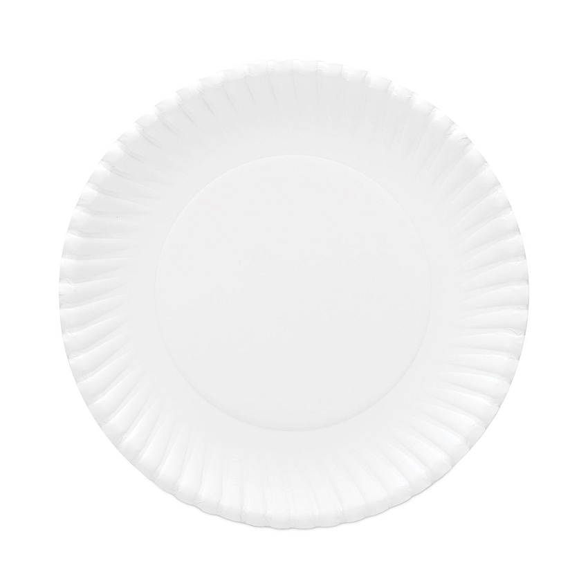 AJM Original Heavyweights Paper Plates, 9" dia, White, 120/Pack, 8 Packs/Carton (OH9AJBXWH)