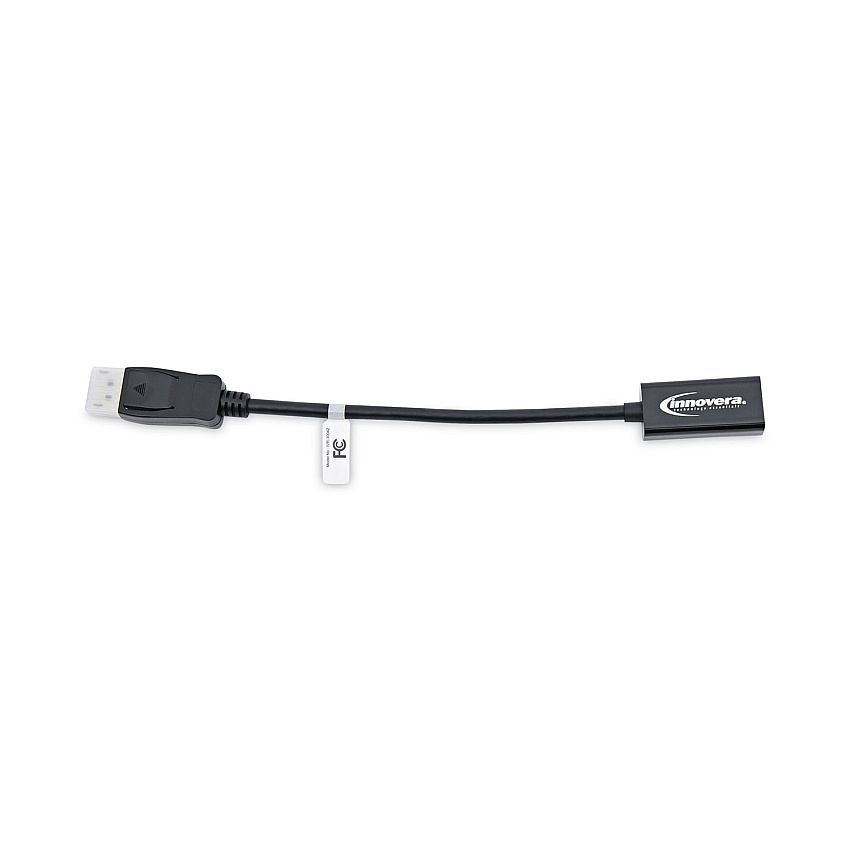 Innovera DisplayPort-HDMI Adapter, 0.65 ft, Black (IVR30042)