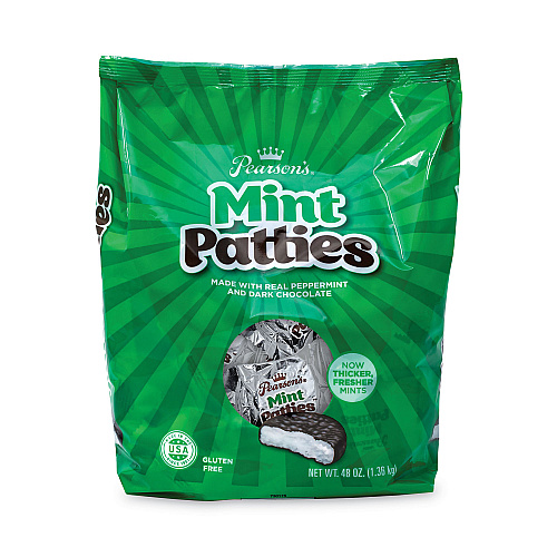 Pearson's Mint Patties,175 Individually Wrapped, 3 lb Bag (20900558)