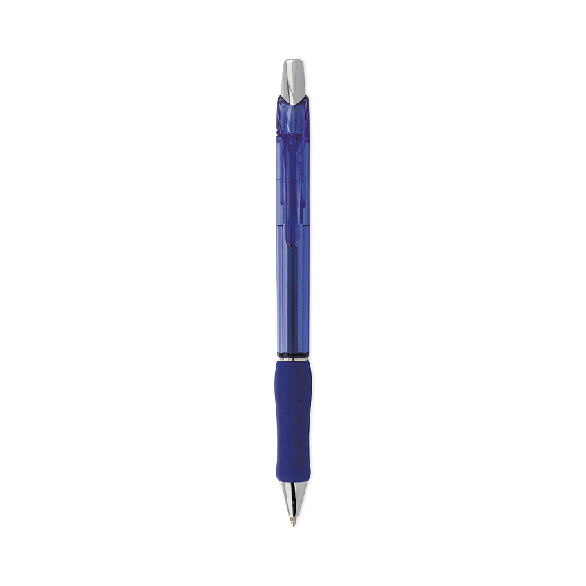 Pentel R.S.V.P. Super RT Ballpoint Pen, Retractable, Medium 0.7 mm, Blue Ink, Translucent Blue/Blue Barrel, Dozen (BX477C)