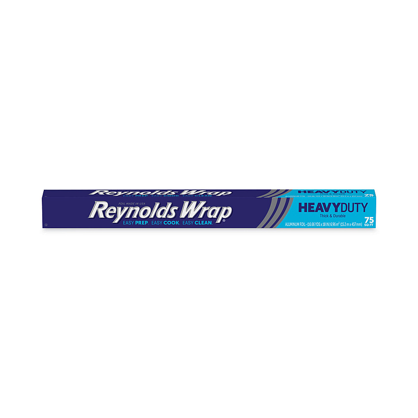 Reynolds Heavy Duty Aluminum Foil Roll, 18" x 75 ft (F28028)