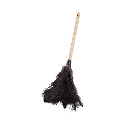 Boardwalk&reg; Professional Ostrich Feather Duster, 10" Handle (BWK20BK)