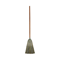 Boardwalk&reg; Warehouse Broom, Corn Fiber Bristles, 42" Wood Handle (BWK932YEA)